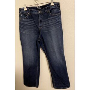 Time And Tru Jeans Womens 20 38X30  High Rise Boot Cut Slightly Distressed